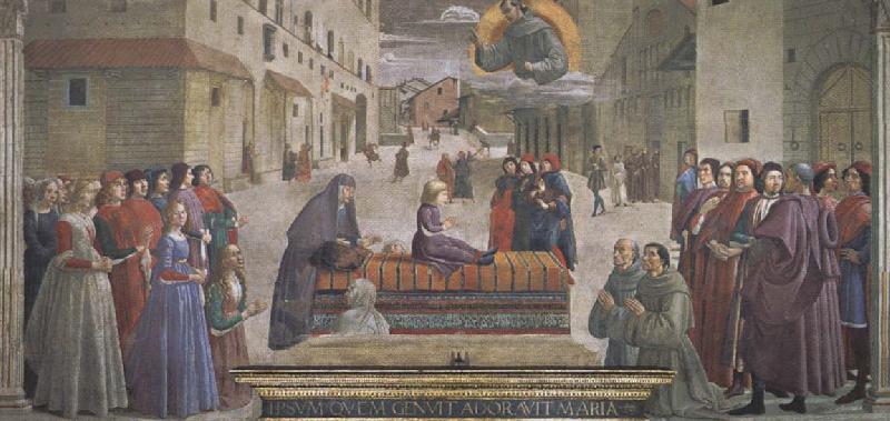 Domenico Ghirlandaio Saint Francis Restoring a Child to Life France oil painting art